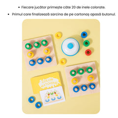 Joc educativ de potrivire a culorilor, 1-2 jucători, 3 ani+