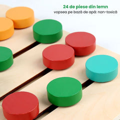 Joc de potrivire a culorilor, 1-2 jucători, 3 ani+