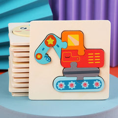 Puzzle Educaționale din lemn – Forme și Animale