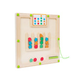 Placă magnetică cu labirint de forme și culori, 3 ani+