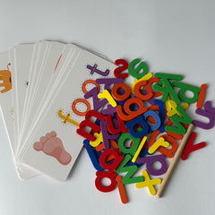 Joc de învățare și potrivire a literelor, 3 ani+