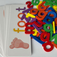 Joc de învățare și potrivire a literelor, 3 ani+