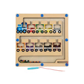 Trenuleț Magnetic al culorilor și numerelor, 3 ani+