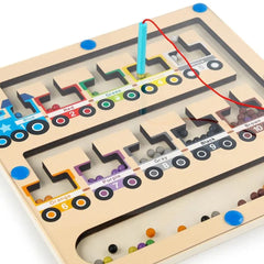 Trenuleț Magnetic al culorilor și numerelor, 3 ani+