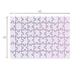 Puzzle cu 4 Mașini, 60 piese Maxi, 4 ani+