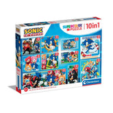 Puzzle Ariciul Sonic 10 în 1, 4 ani+