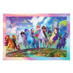 Puzzle Echipa Academia Unicornilor, 104 piese, 6 ani+