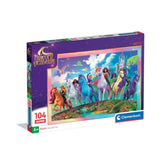 Puzzle Echipa Academia Unicornilor, 104 piese, 6 ani+