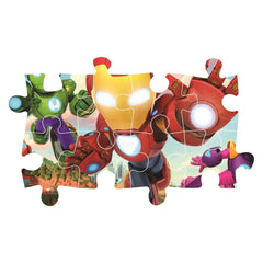 Puzzle Omul de Fier și Echipa, 104 piese Maxi, 4 ani+