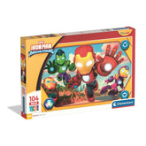Puzzle Omul de Fier și Echipa, 104 piese Maxi, 4 ani+