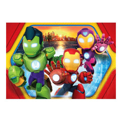 Puzzle Omul de Fier și Prietenii lui Uimitori, 24 piese Maxi, 3 ani+