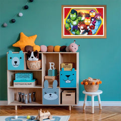 Puzzle Omul de Fier și Prietenii lui Uimitori, 24 piese Maxi, 3 ani+
