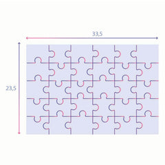 Puzzle Purcelușa Peppa, 30 piese, 3 ani+