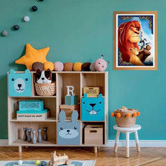 Puzzle Regele Leu, 104 piese, 6 ani+