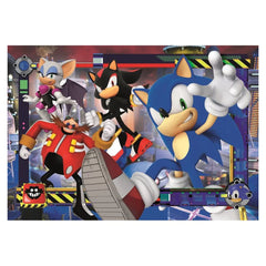 Puzzle Ariciul Sonic, 180 piese, 7 ani+