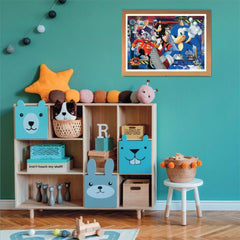 Puzzle Ariciul Sonic, 180 piese, 7 ani+