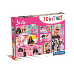 Puzzle Barbie 10 în 1, 4 ani+