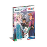 Puzzle Regatul de gheață, 104 piese, 6 ani+