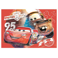 Puzzle Mașini Piston Cup 2 în 1, 2 x 20 piese, 3 ani+