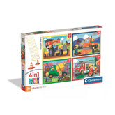 Puzzle Meserii și Vehicule 4 în 1, 3 ani+