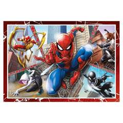 Puzzle Omul Păianjen 4 în 1, 72 piese, 3 ani+