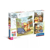 Puzzle Ursulețul Winnie Puh 3 în 1, 3 x 48 piese, 5 ani+