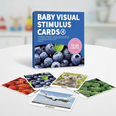 Set 20 Carduri Educative pentru Bebeluși, Stimulare Cognitivă și Vizuală, 12-24 luni