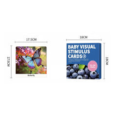 Set 20 Carduri Educative pentru Bebeluși, Stimulare Cognitivă și Vizuală, 12-24 luni
