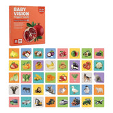 Set 20 Carduri Educative pentru Bebeluși, Stimulare Cognitivă și Vizuală, 12-36 luni