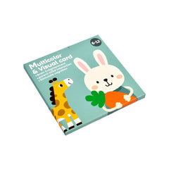 Set 20 Carduri Educative pentru Bebeluși, Stimulare Cognitivă și Vizuală, 6-12 luni