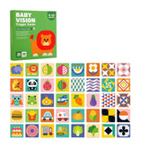 Set 20 Carduri Educative pentru Bebeluși, Stimulare Cognitivă și Vizuală, 6-12 luni