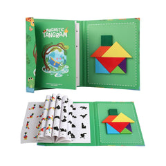 Tangram magnetic – carte educativă, 5 tematici