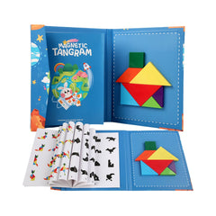 Tangram magnetic – carte educativă, 5 tematici