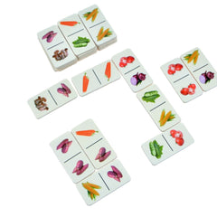 Domino din lemn, 5 tematici, 28 de piese