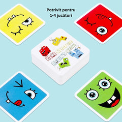 Joc de Asamblare Fețe cu clopoțel, din lemn, 1-4 jucători, 3 ani+