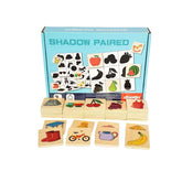 Joc Educativ de Asociere Umbre „Shadow Paired”, 36 piese, 2 ani+