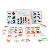 Jocul Umbrelor, Puzzle de asociere din lemn, 3 ani+