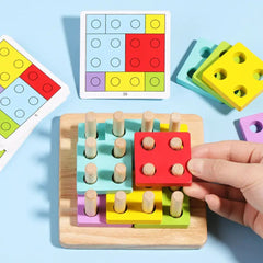 Joc de logică „Logic Square” cu forme geometrice