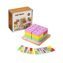 Joc de logică „Logic Square” cu forme geometrice