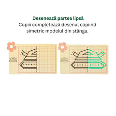 Desenează simetric, joc educativ