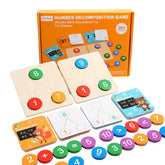 Joc de descompunere a numerelor, adunare și scădere, 3 ani+