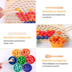 Joc de sortare a bilelor - Curcubeu