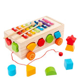 Sortator de forme și xilofon colorat