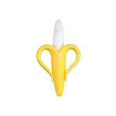 Jucărie dentiţie și periuță 2 în 1 banană