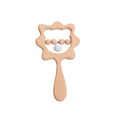 Jucărie de dentiție din lemn, 3 luni+