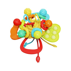 Jucărie Gingivală 6 în 1 Fluture, Silicon Moale, Bebeluși 18 luni+