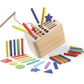 Jucărie Multifuncțională Montessori 5 în 1 din lemn