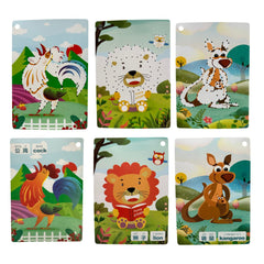 Planșe educative de scris, reutilizabile, 128 buc