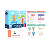 Planșe educative de scris, reutilizabile, 18 buc