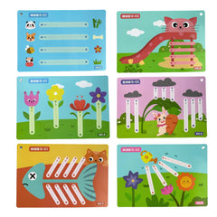 Planșe educative de scris, reutilizabile, 32 buc